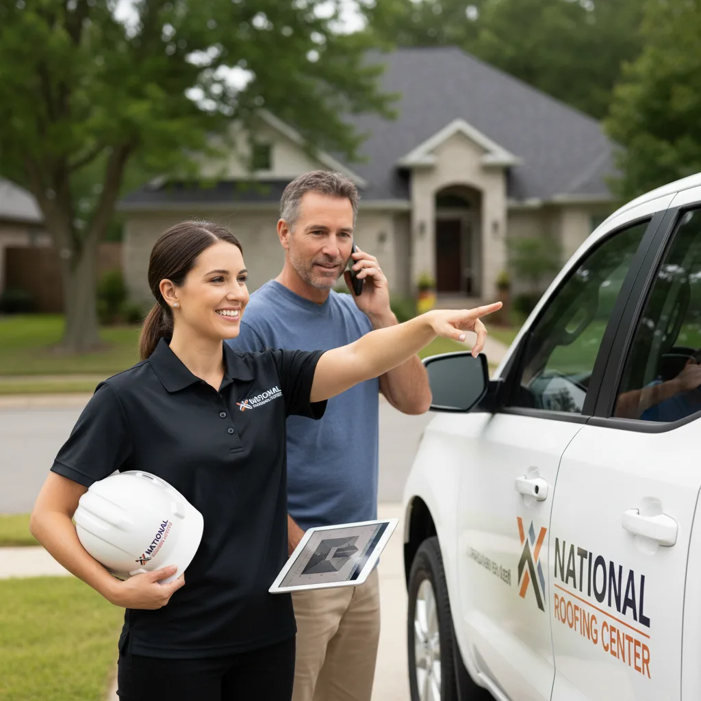National Roofing Center customer support in Caney